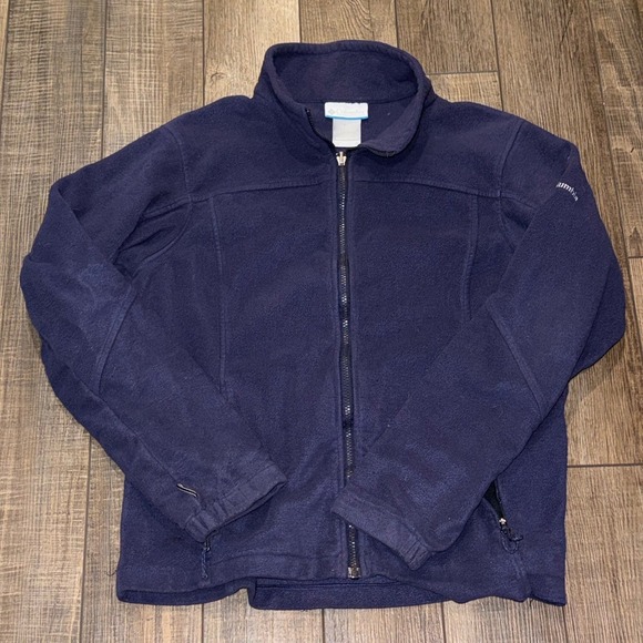 Columbia Other - Columbia Mens XL Navy Blue Interchange Full Zip Fleece Jacket Mock Neck Outdoor